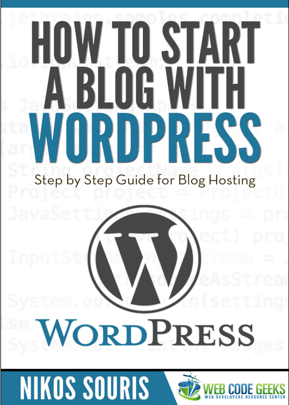 Download Starting a wordpress blog